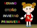 LAS CUATRO ESTACIONES DEL AÑO EN ESPAÑOL VIDEOS PARA NIÑOS MATERIAL DIDÁCTICO