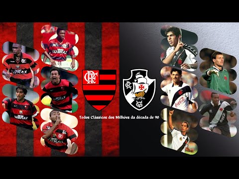 Flamengo x Vasco: Todos os clássicos da década de 90