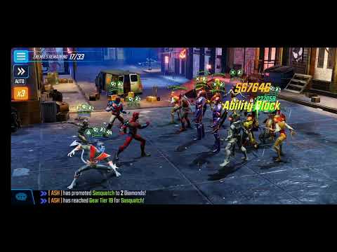 Marvel Strike Force - Dark Dimension 8 - Node 7 (Hero global) 4th attempt