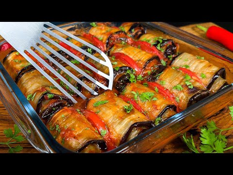 Das einzige Auberginenrezept, das Sie zu 100 Prozent zubereiten werden! Abendessen in 10 Minuten!
