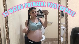 TEEN PREGNANCY 33 WEEKS PRENATAL VISIT | PREGNANT AT 15 💞