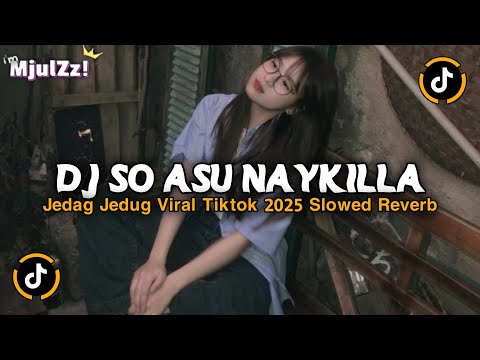 DJ SO ASU NAYKILLA REMIX VIRAL TIKTOK TERBARU 2025 JEDAG JEDUG FULL BASS BY ELART LA 