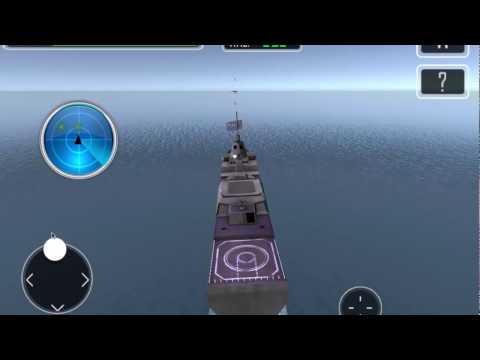 Russian Navy Destroyer Ship 3D Video