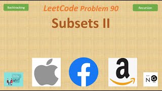 YouTube video 'Subsets II | Leetcode 90 | Backtracking | Facebook Amazon Apple'