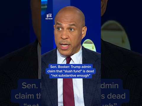 Sen. Booker: Trump admin claim that 