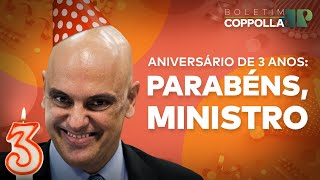 Pai orgulhoso: ‘Filho’ de Moraes completa três anos