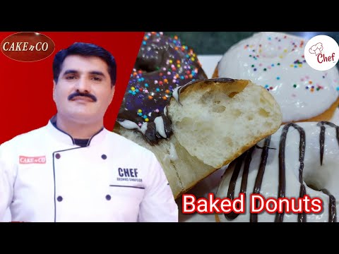 Baked Donuts/ Chef Arshad Ghafoor/Cake n Co/#bakedonuts