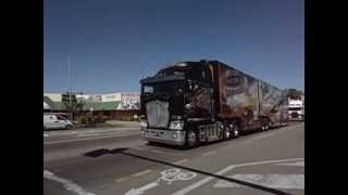preview picture of video 'V8 Supercars Transporter Parade, Townsville, July, 2012'
