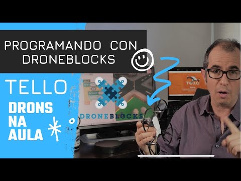 Vídeo: Drons tello na aula. Manexo e programación con Droneblocks