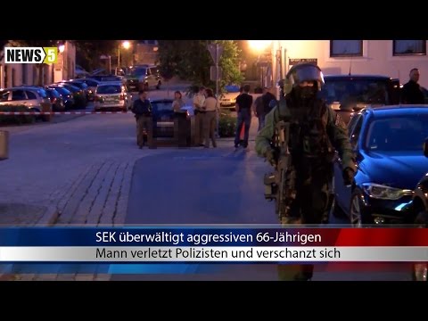 23.06.2016 (HO) SEK überwältigt aggressiven 66-Jährigen