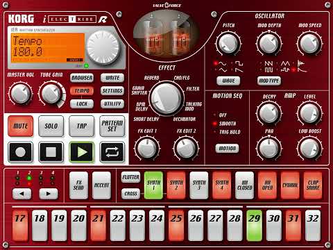 Korg iElectribe on iPad / Hard Techno Jam