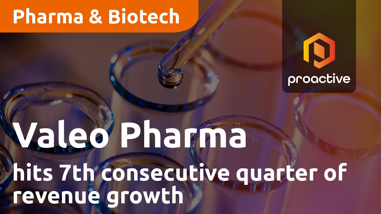 Valeo Pharma hits 7th straight consecutive quarter of Revenue growth
