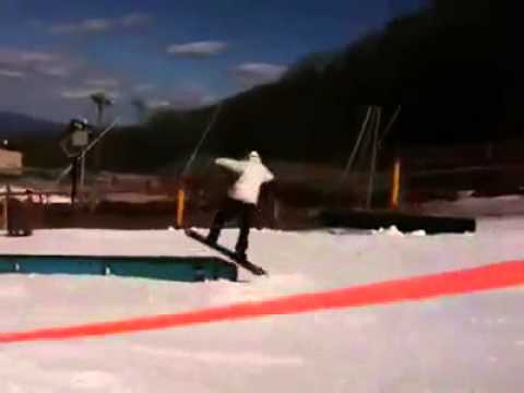 My first days in the terrain park.