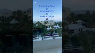 Penthouse Suite at Zenza Hotel in Turks and Caicos #turksandcaicos #suite #hotel #penthouse #zenza