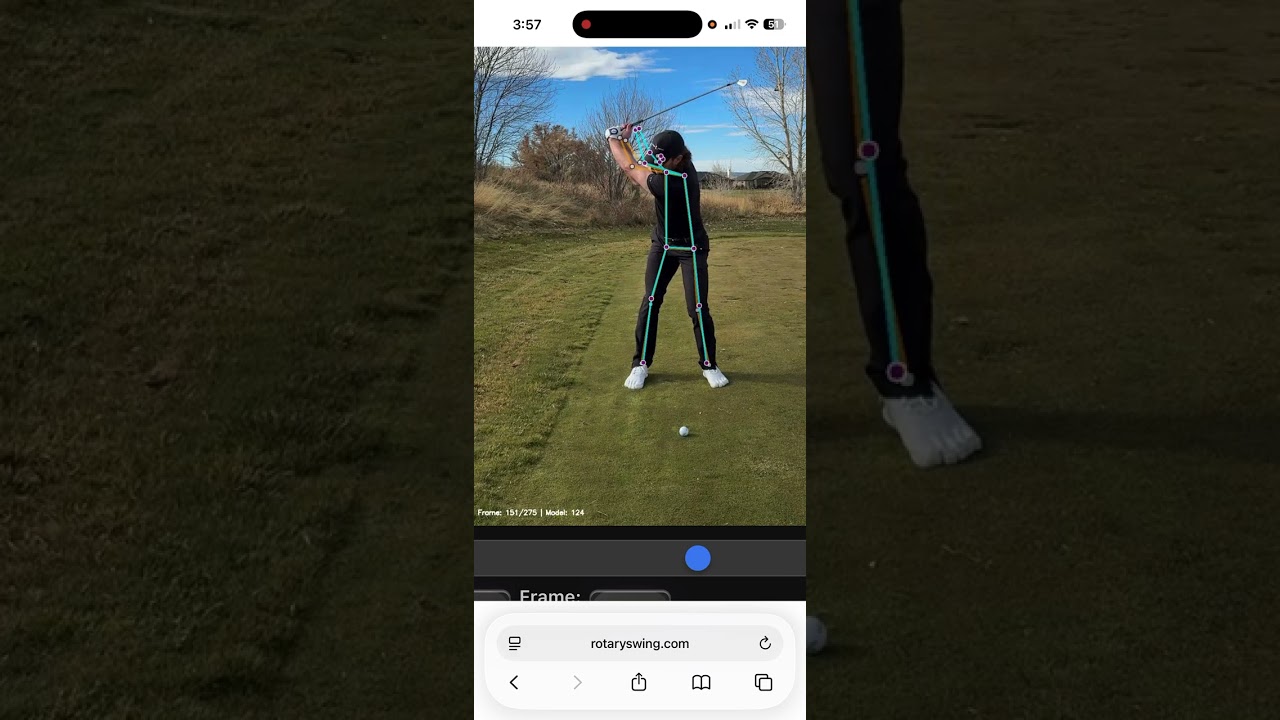 AI Golf App Compares You to The Model GOAT Golf Swing
