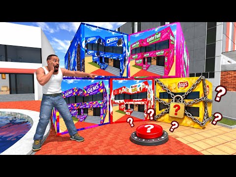 Franklin Open Oreo Kinderjoy Gems House Mystery Container - INDIAN BIKES DRIVING 3D 