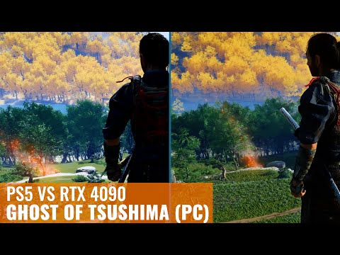Ghost of Tsushima sieht auf PC noch fantastischer aus! RTX 4090 vs PS5 (4K, Technikcheck, GERMAN)