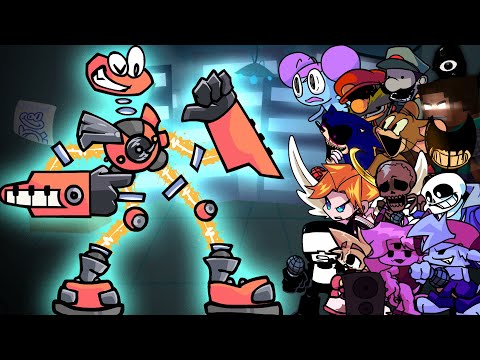 FNF Growth (VS Rare Wubbox) But Everyone Sings It 🎤A New Song By Monday Night Monsterin'(FULL WEEK)