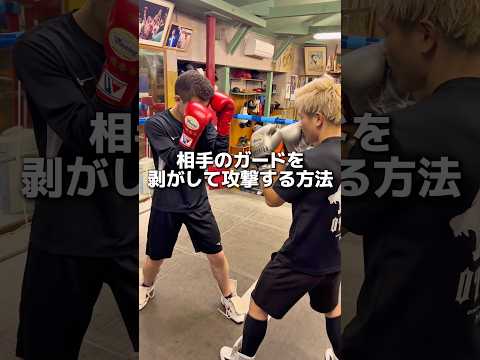 ガードを剥がして攻撃する方法#ボクシング #格闘技 #名古屋 #犬塚音也