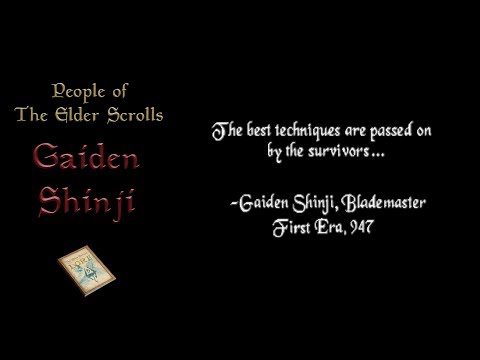 Gaiden Shinji - The Elder Scrolls Lore