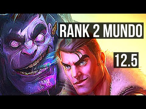 DR. MUNDO vs JAYCE (TOP) (DEFEAT) | Rank 2 Mundo, 7 solo kills | EUW Challenger | 12.5