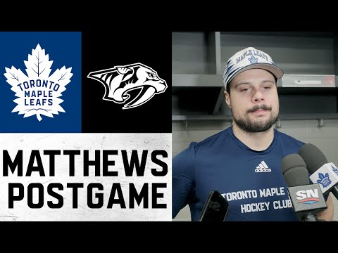 Auston Matthews | Post Game @ Nashville Predators | December 20, 2025