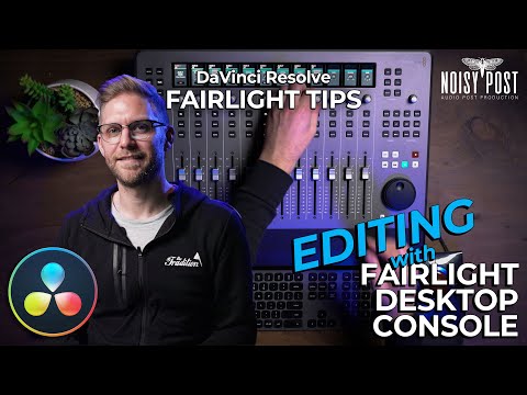 Blackmagic Design's Fairlight Desktop Console | AUDIO EDITING IN DAVINCI RESOLVE