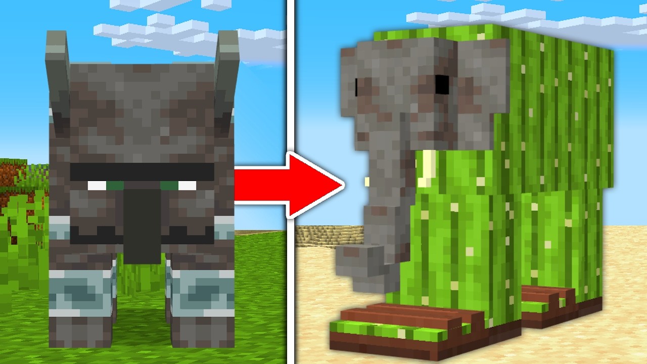 I remade every mob into AI Brainrot in Minecraft