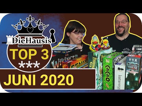 Top 3 Brettspiele Monat JUNI 2020 (Gesellschaftsspiele) DieHausis