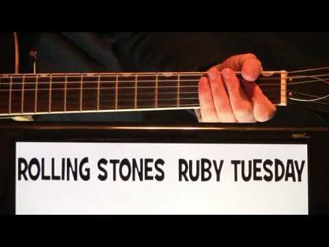 Ruby Tuesday Chords Rolling Stones Guitar Tab / Guitar Lesson