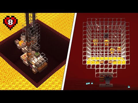 Insane Wither Skeleton & Blaze Farm Build | Minecraft Ep 8