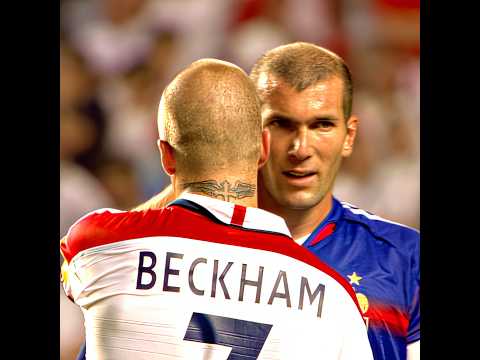 Zidane vs Beckham 2004 🤯