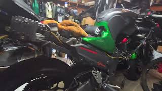 Almost  done with the #zx14r  transfer of parts.