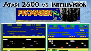 Atari 2600 vs Intellivision in FROGGER Showdown