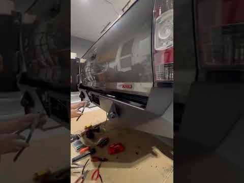 Installed and trying out the All Pro Rear off road bumper with side protection on 2nd Gen Tacoma.