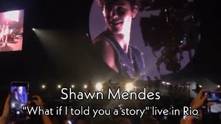 “What if I told you a story” Shawn Mendes unreleased song live in Rio 2019