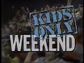 Nickelodeon Kids Only Weekend Bumper 3 1988