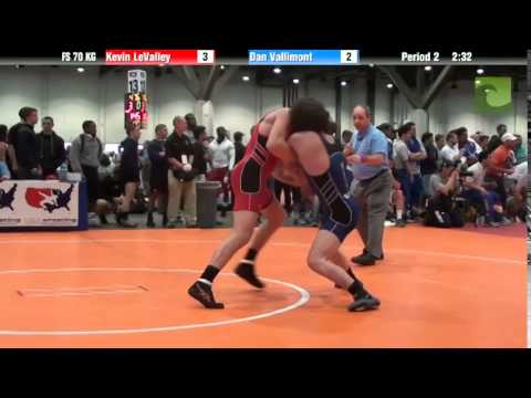 Mens FS FS 70 KG - Kevin LeValley vs. Dan Vallimont