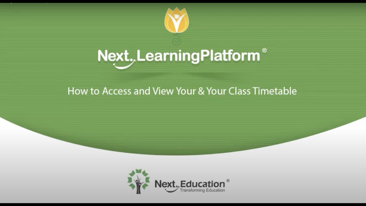 Accessing Class-wise and Teacher-wise Timetables