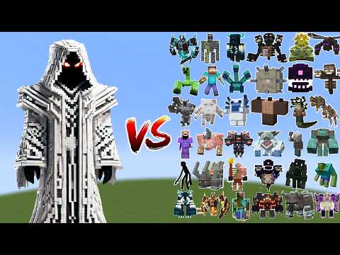 Entity 303 vs All Minecraft Bosses - Minecraft Mob Battle