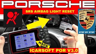 Porsche 991 SRS Airbag Warning Light - How To Diagnose & Fix
