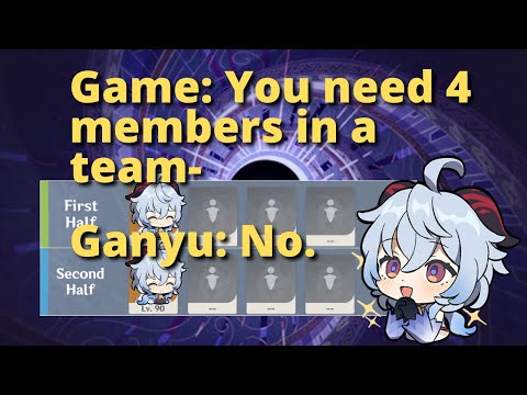 2.1 Spiral Abyss Floor 12 C6 Ganyu 9 ⭐ SOLO CLEAR