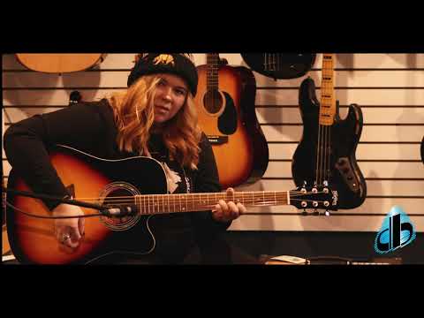 Washburn WA90CEVSB Dreadnought Linden Top Okoume Neck 6-String Acoustic-Electric Guitar image 5