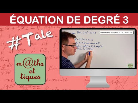Résoudre une équation de degré 3 avec une racine connue - Terminale - Maths expertes