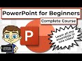 Microsoft PowerPoint For Beginners Complete Course