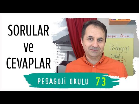 Pedagoji Okulu 73 - Sorular & Cevaplar - Adem Güneş