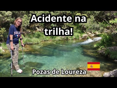 Encontramos um lugar incrível na Espanha, mas tive um acidente na trilha!