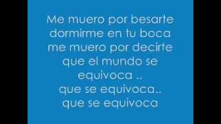 Me Muero por Besarte - La quinta Estacion (LETRA)