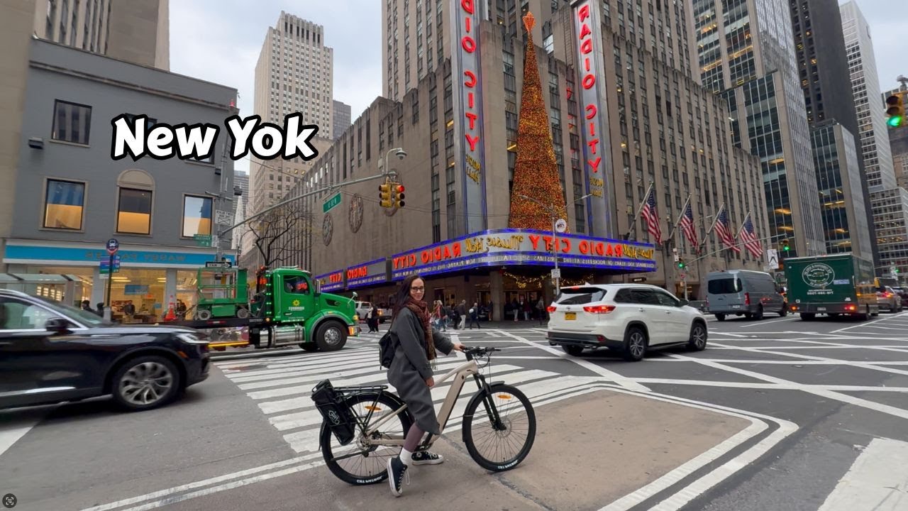 Bike Ride Through New York City - Fiido Nomads Touring E-bike