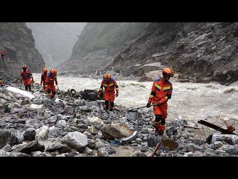 Live: Rescuers push deeper into mudslide-hit area at China-Nepal border - Ep.2